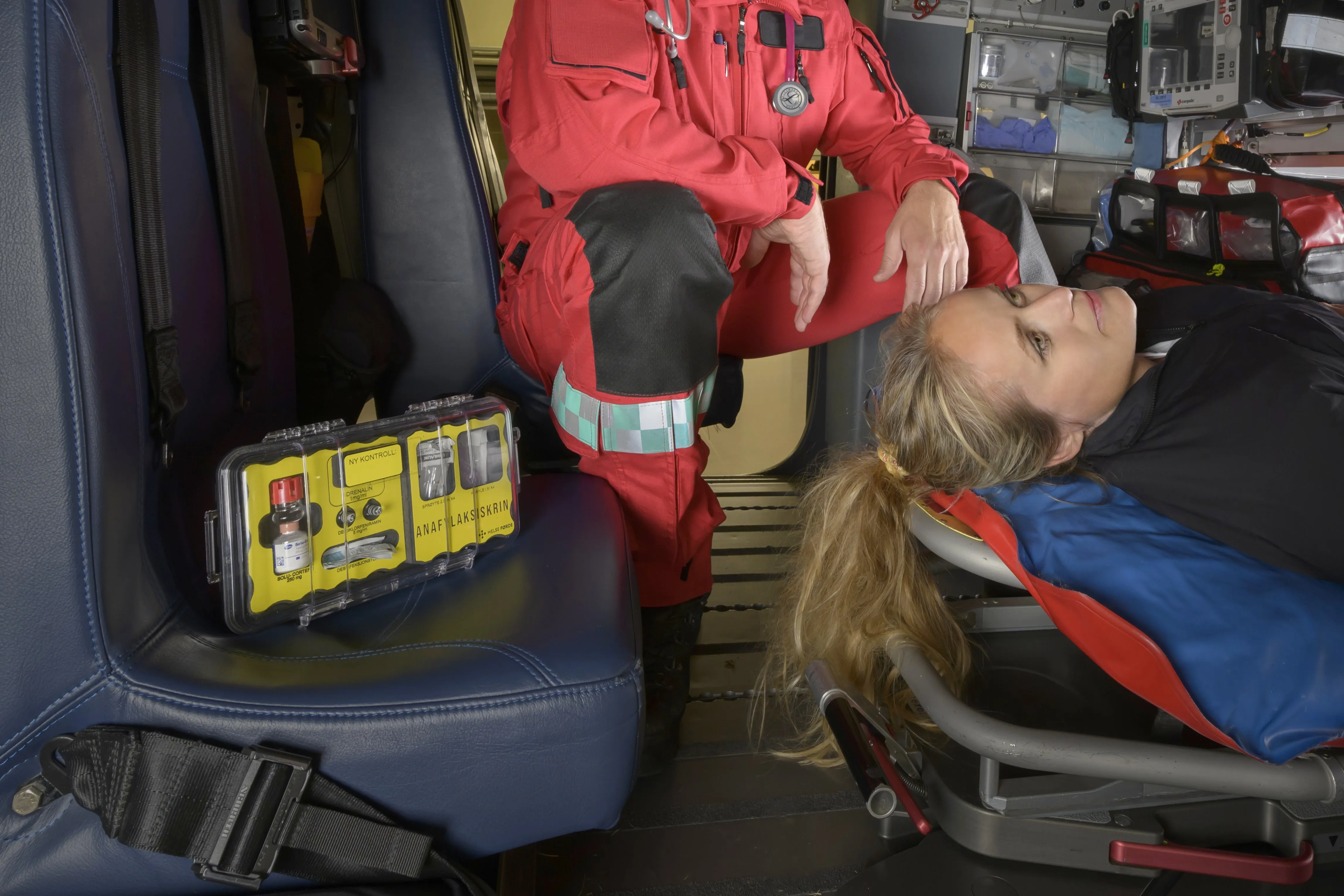 Inside the air ambulance: patient care with the anaphylaxis kit within reach