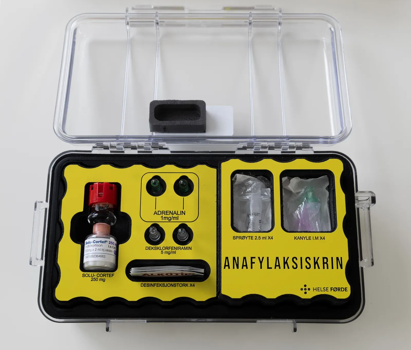 EmendaKit Hospital — Anaphylaxis emergency kit for healthcare professionals